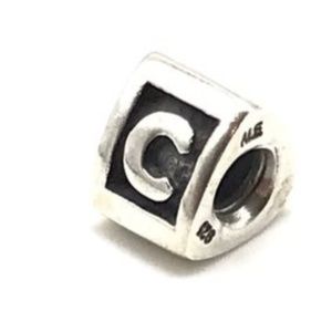 Pandora Initial Block Letter C